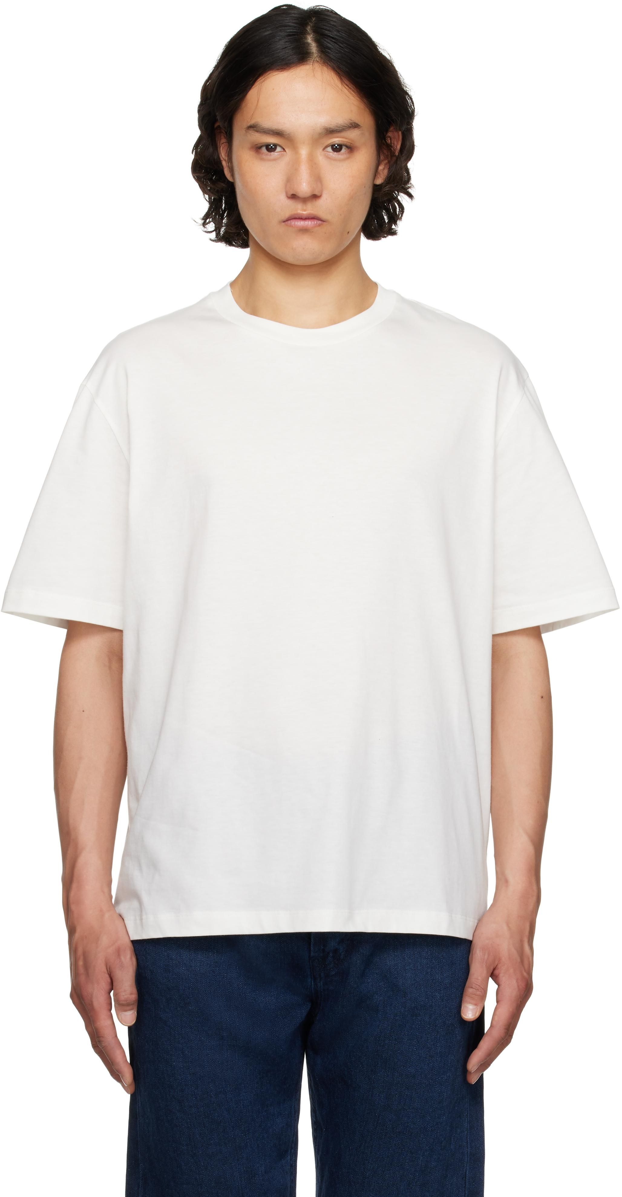 【関税込み】The Row ホワイト Ciles R Tシャツ The Row: White Ciles R T-shirt | SSENSE 日本