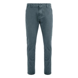 Bomboogie Pantalones Chinos Ajustados - Trousers - Hombre - Azul - W32