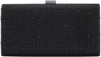 Lady Couture Rhinestone Clutch in Black at Nordstrom Rack