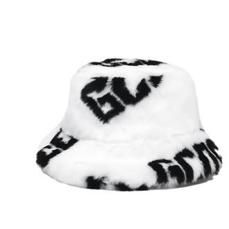 GCDS Hats, unisex, White, Size: ONE SIZE Cappello modello bucket
