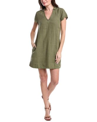 Tommy Bahama Two Palms Collared Linen Shift Dress