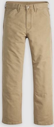 Levi's Pantalones holgados rectos 568 Carpenter - Hombre - 26X30 - Blanco / Undyed Ecru Greige Lightweight Canvas