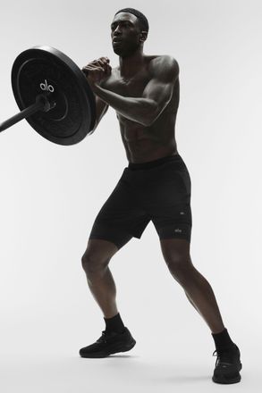 Alo | Conquer React 2-In-1 Performance Short in Black, Size: Medium