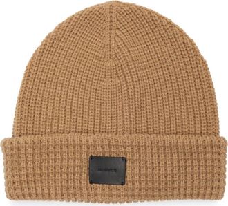 AllSaints Mixed Stitch Beanie in Tannin Brown at Nordstrom Rack