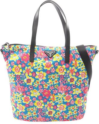 Prada Pre-owned Prada Tessuto Stampato Satchel Ladies S1NDNO3D210G5E9T