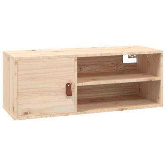 vidaXL Vidaxl - Armario De Pared De Madera Maciza De Pino 80x30x30 Cm
