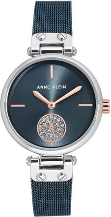 Anne Klein Crystal Blue Dial Ladies Watch AK/3001BLRT