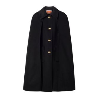 La DoubleJ Dames, Mantels, Zwart, Maat: XL Wol