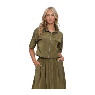 Ibana Tamili Top - Dames - Blouses - Groen - S - Overhemden