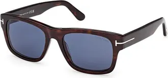 Tom Ford Smith-02 Blue Square Mens Sunglasses FT1303 52V 53