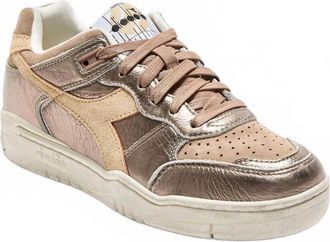 Diadora Mens Uniform Heritage Leather Sneaker In Brown