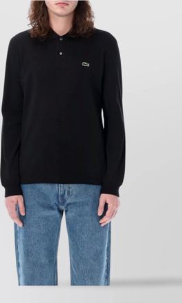 Lacoste cotton classic fit long sleeve polo shirt