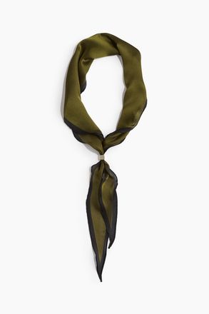 H&M Tuch mit Metallring - Dunkelgr&uuml;n