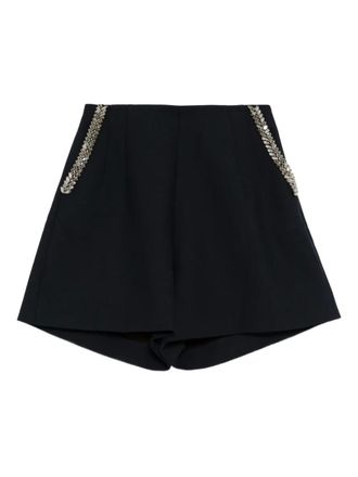 Dice Kayek Shorts con strass - Blu
