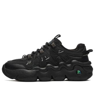 Fila (WMNS) FILA Panini We Velour Retro Basketball Shoes Black F12W242127FBK