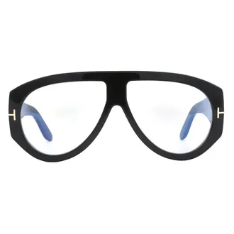 Tom Ford Blue Light Block Pilot Mens Eyeglasses FT5958-B 001 60