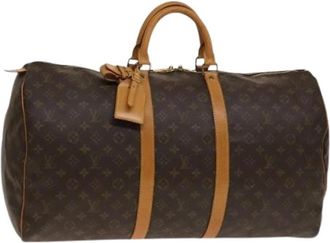 Louis Vuitton Pre-owned Weekend Bags, female, Brown, Size: ONE SIZE Pre-owned Canvas louis-vuitton-bags