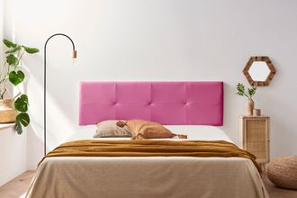 Moonia Moonia - Cabecero Tapizado Altea Polipiel 100x50x5 Cm - Rosa