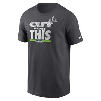 Nike Seattle Seahawks Super Bowl LX Champions Pickoff Move Parade Nike Mens NFL T-Shirt in Grey | NP9906F78X-RPQ