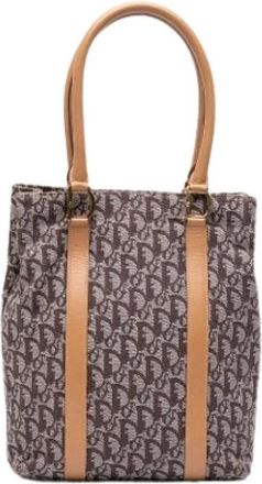 Dior Pre-owned Canvas Tote - Dames - Vintage Shopper - Bruin - ONE Size - Vintage