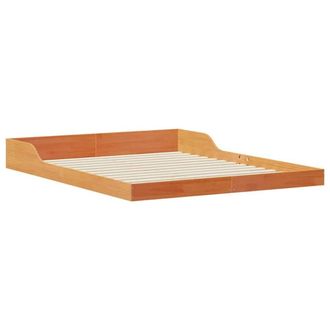 Berkfield Home Wax brown 160 x 210 cm Solid pine wood