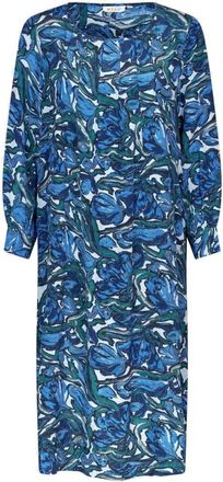 Masai Blauwe Mist Lange Mouw Top - Dames - Casual kleedjes - Blauw - XL - Kleedjes