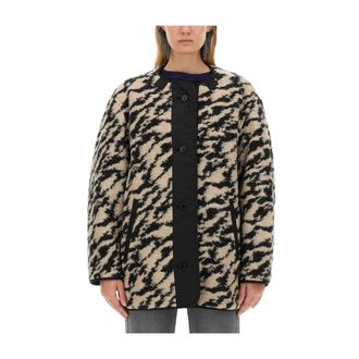 Isabel Marant Light Jackets, female, Multicolor, Size: M Wool-blend Jacket