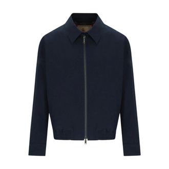 Baracuta Bomber Jackets, male, Blue, Size: XL G18 Bomber Jacket