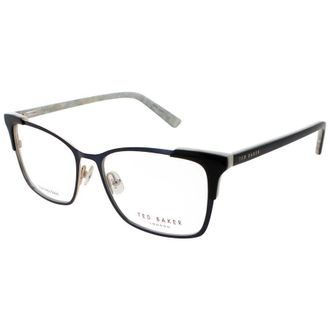 Ted Baker Ladies Blue Rectangular Eyeglass Frames Tb-B245-Nav-52