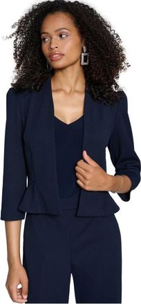 Joseph Ribkoff Blazer - Dames - Blazers - Blauw - 2XL - Leer - Jassen