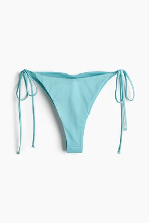 H&M Bikinihose Brazilian zum Binden - T&uuml;rkis