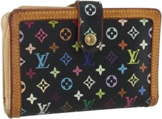 Louis Vuitton Pre-owned Wallets, female, Multicolor, Size: ONE SIZE Pre-owned Canvas Wallet