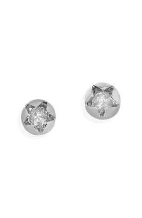 Alex and Ani Crystal Star Mini Stud Earrings in Silver at Nordstrom