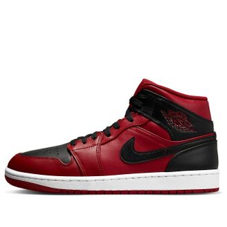 Air Jordan 1 Mid Reverse Bred 554724-660