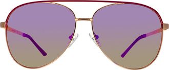 Skechers SE6111 28U Mens Sunglasses Gold Size 62