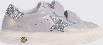 Golden Goose Sneakers May in camoscio laminato e glitter