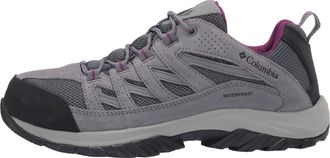 Columbia Womens Crestwood WP waterproof low rise hiking shoes, Grey (Graphite x Wild Iris), 7 UK