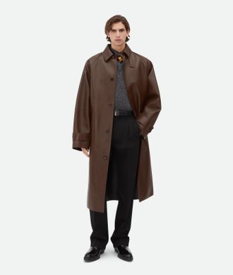 Bottega Veneta Trench In Pelle Doppiata - Bottega Veneta