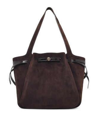 Tory Burch Romy Tote Brown Suede Bag