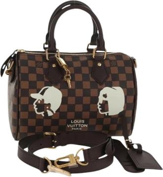 Louis Vuitton Pre-owned Canvas Handtas - Heren - Vintage Handtas - Bruin - ONE Size - Vintage