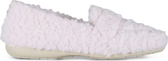 Ron White Teddy slip-on slippers - Neutrals