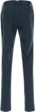 Pantaloni Torino Mens Stretch Cotton Trousers Navy Elastane