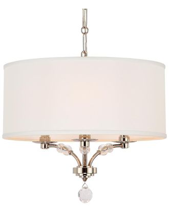 Crystorama 3-Light Mirage Mini Chandelier