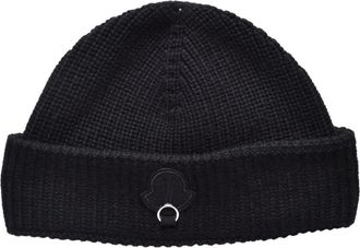 Moncler Cappello - Dames - Hoeden - Zwart - ONE Size - Wol - Accessoires