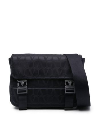 Valentino Garavani Borsa a spalla Toile Iconographe - Blu