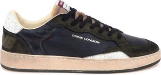 Crime London Schoenen, Heren, Zwart, 41 EU, Leer, Chelsea Sneaker