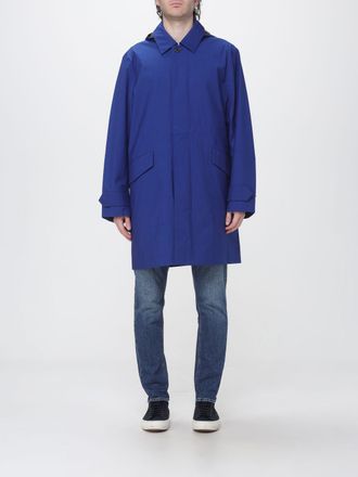 Paul Smith Single-Breasted Wool Trench Coat with Hood and Belt
