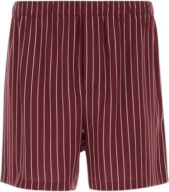 Saint Laurent Embroidered Viscose Shorts