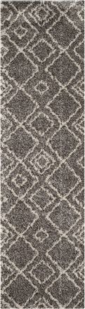 Safavieh Alfombra de polipropileno marr&oacute;n/blanco, 69 x 244 cm