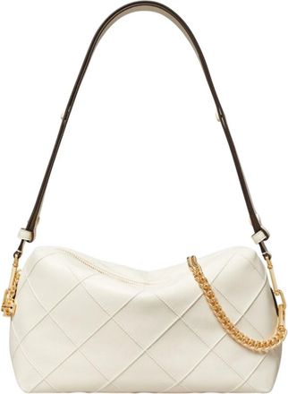 Tory Burch Off White Fleming Large Crossbody Bag